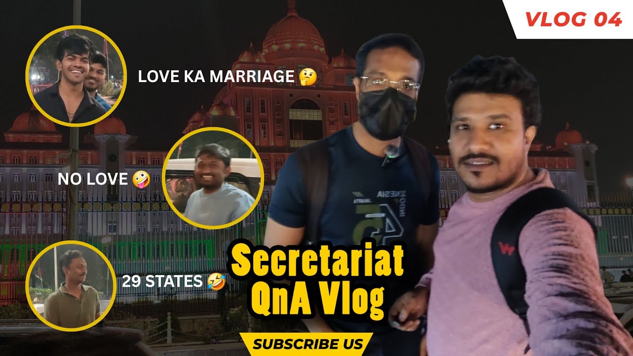 Secretariat Hyderabad Public QnA 😄 | Honest Reactions | Vlog #4