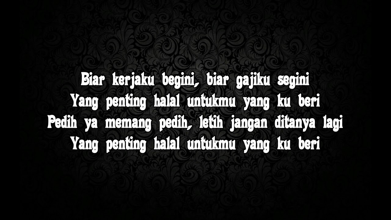 Wali - Yang Penting Halal (lirik)