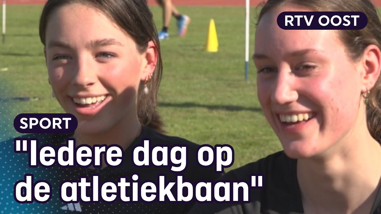 Leone en Willemijn zien atletiek groeien dankzij Bol en Klaver | RTV Oost