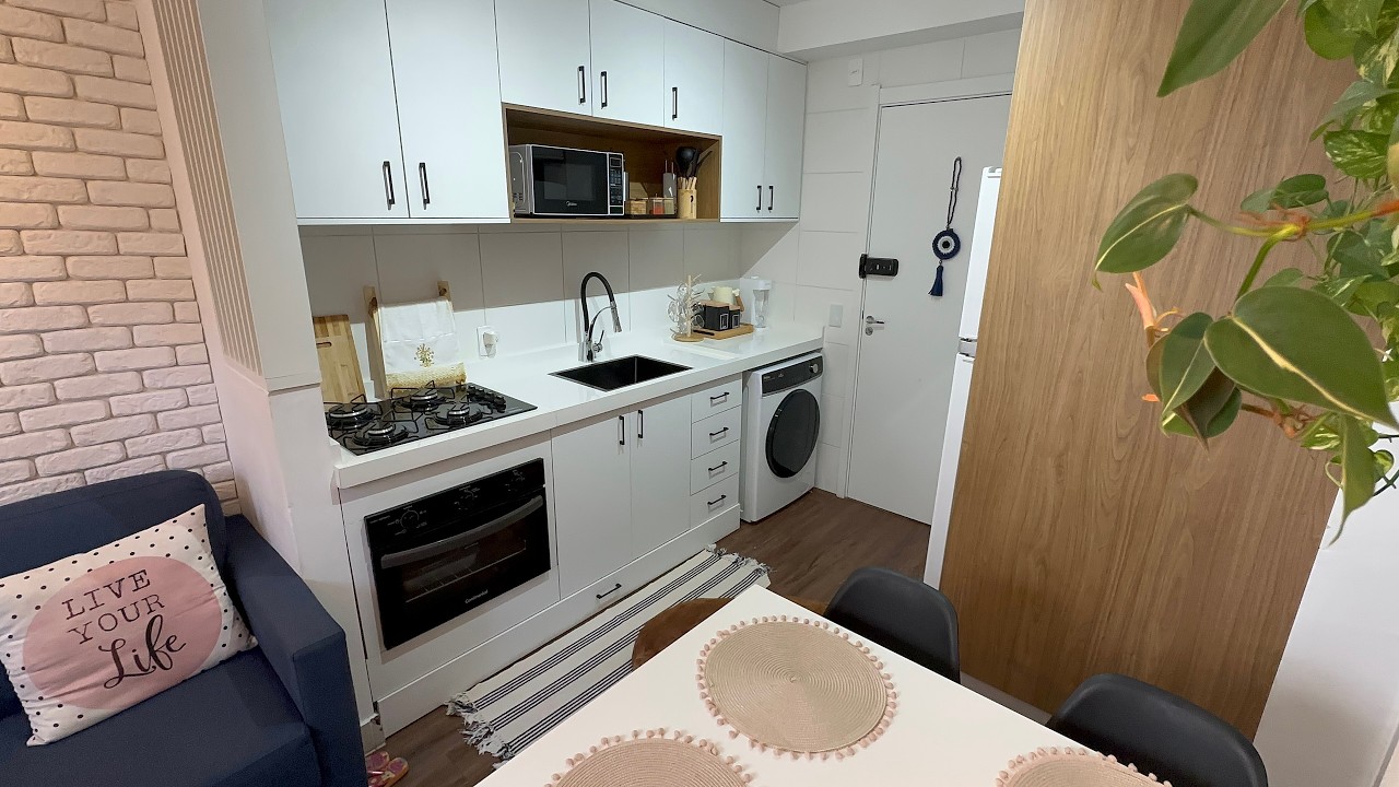 APARTAMENTO REAL da Mih | 2 dorms | 32 metros | @sonhodelar.1512 | @PlanoePlano