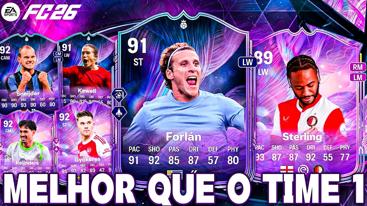 FC 26 | 💥TIME 2 CHEGOU COM TUDO!!!! DME FORLAN E STERLING / NOVA EVOLUÇÃO