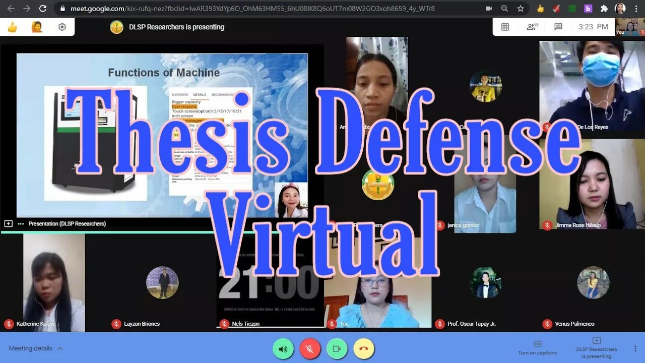 Thesis Defense Presentation | Sample Of Thesis Video | Jings Vlog