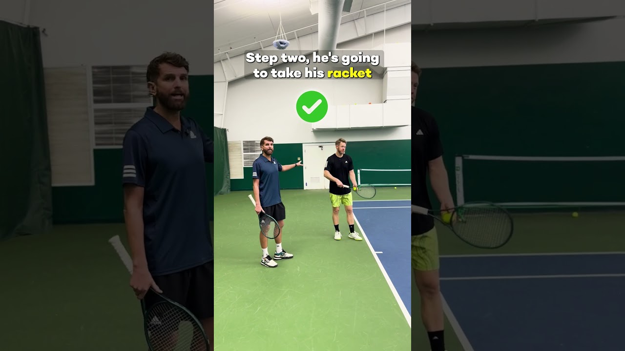 Simplify your serve with these easy steps!💯🙌  #playyourcourt #tennis #serve