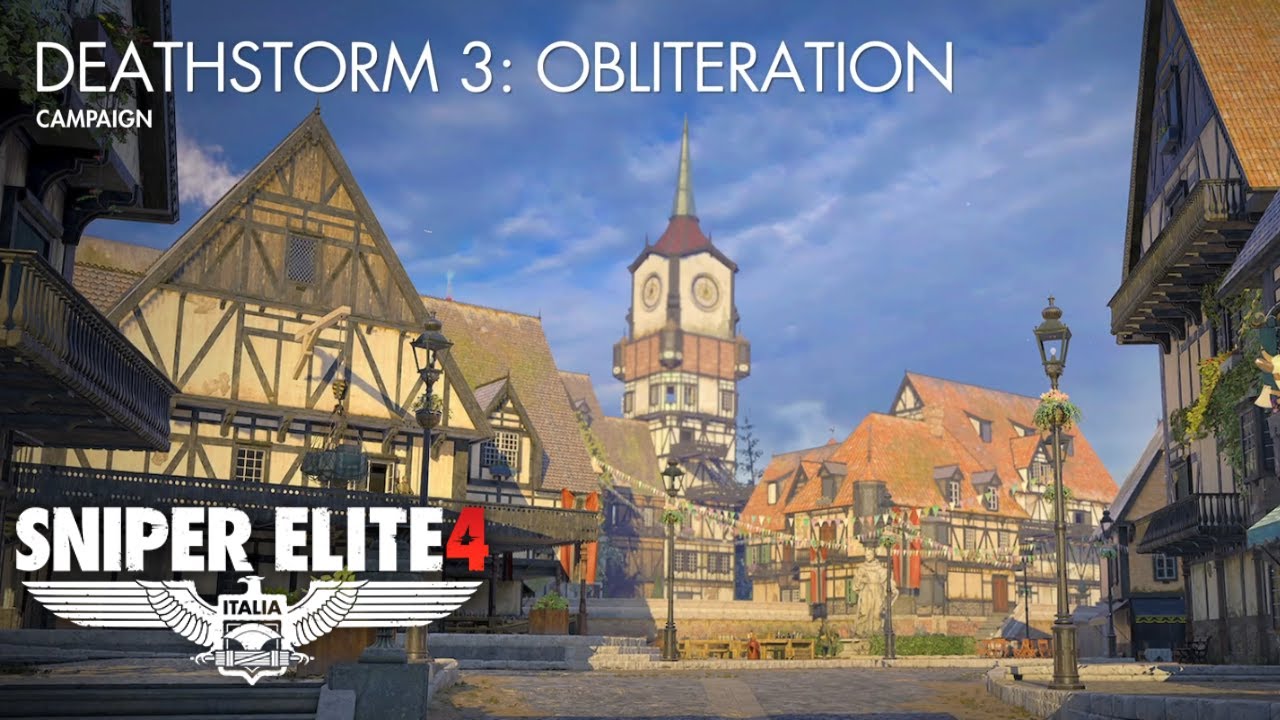 Deathstorm: 3 Obliteration - Sniper Elite 4 DLC Mission 12 Campaign