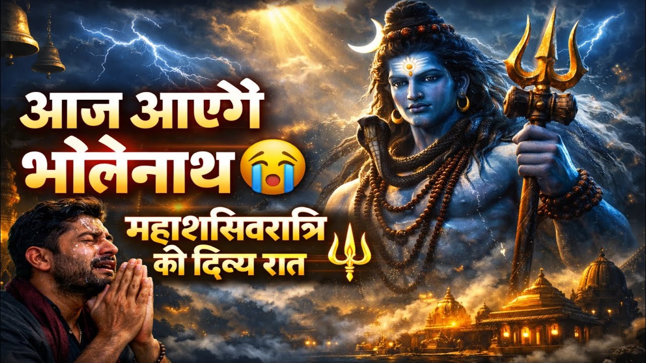 आज की रात मत सोना 🔱भोलेनाथ आएंगे | Maha Shivratri Special | Shivratri Song| Shiv ratri Song 