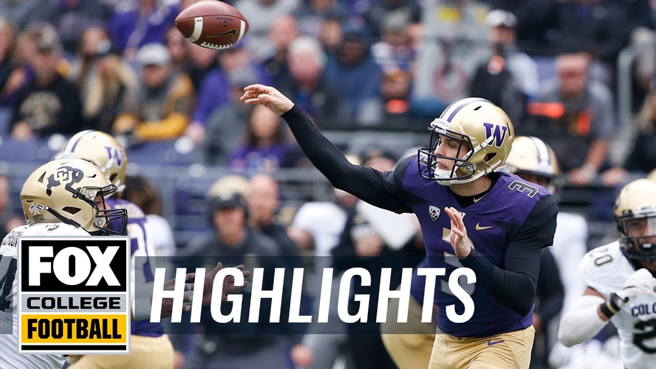 Washington vs. Colorado | FOX COLLEGE FOOTBALL HIGHLIGHTS