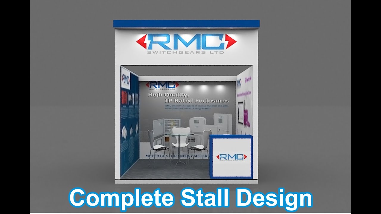 Tutorial on Modeling stall,Texturing and Lighting a 3d exhibition stall in 3dsmax #stalldesign Part2