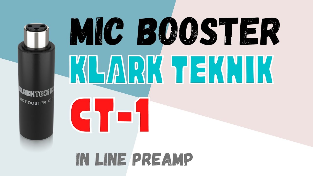 Rasain dlu perbedaannya kalo mau make ini.. Mic Booster Klark Teknik CT-1