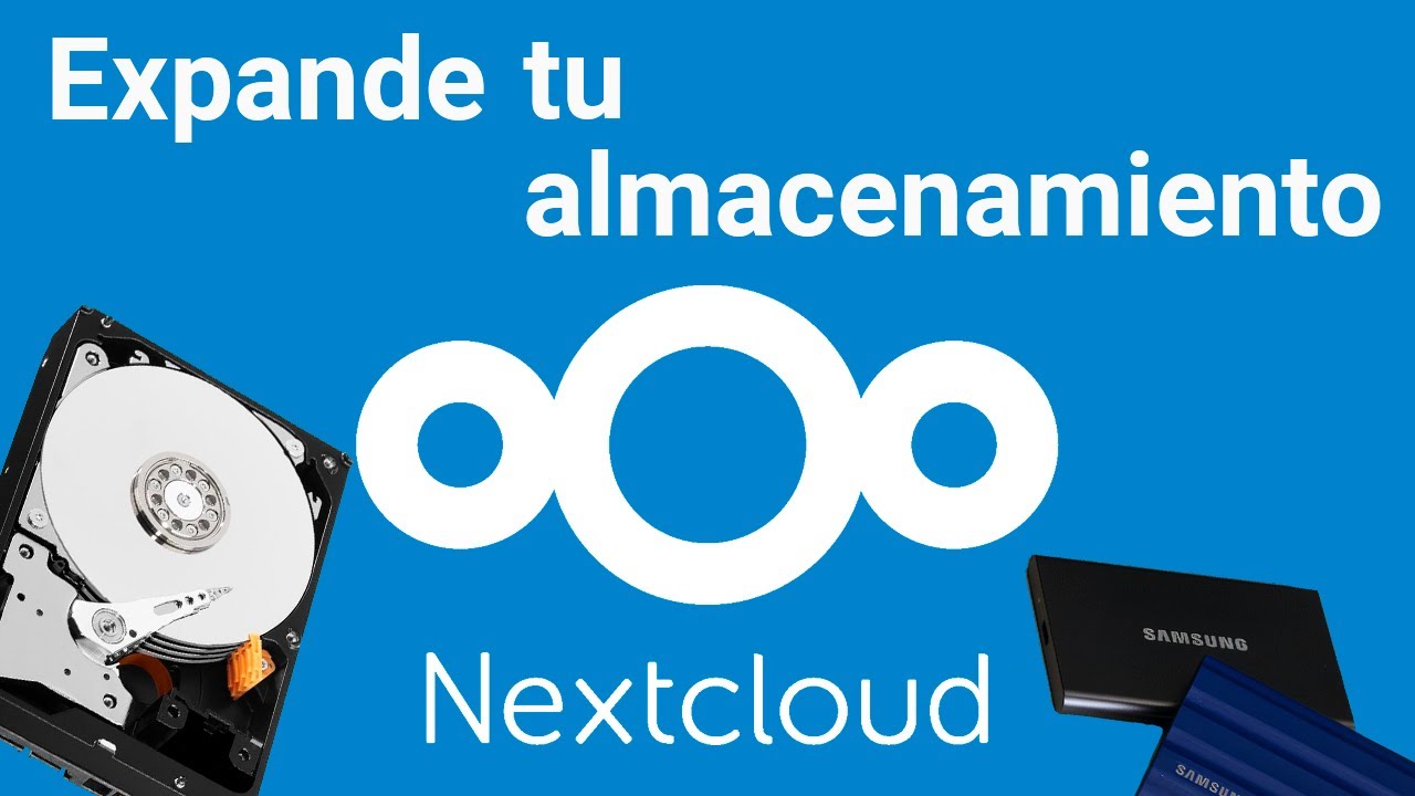 Amplía el almacenamiento en Nextcloud: Conexión y configuración de un disco externo