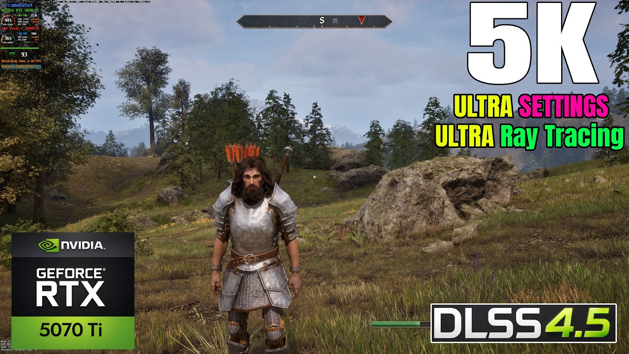 Oblivion Remastered - 5K ULTRA Settings & Ray Tracing | DLSS 4.5 Quality & Performance | RTX 5070 Ti