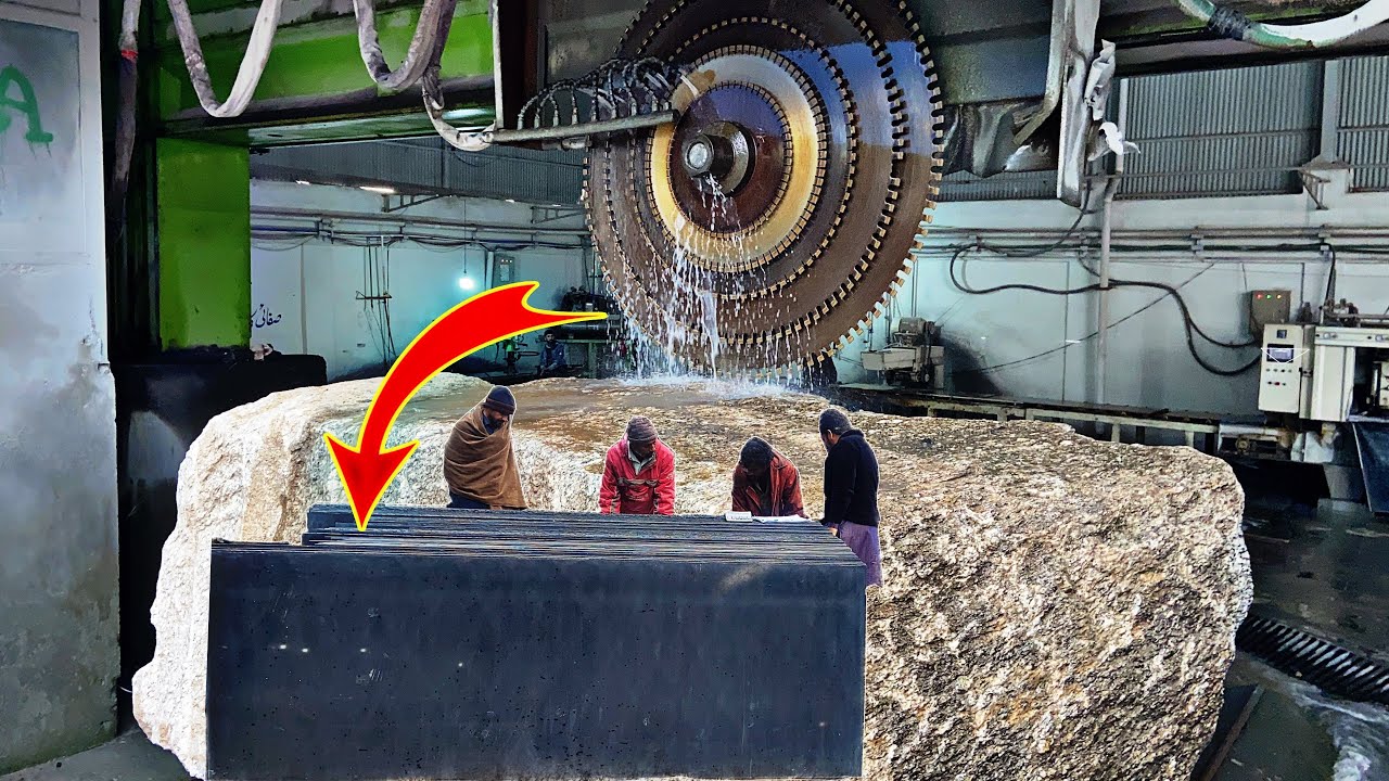 Granite cutting and polishing with new technology ||