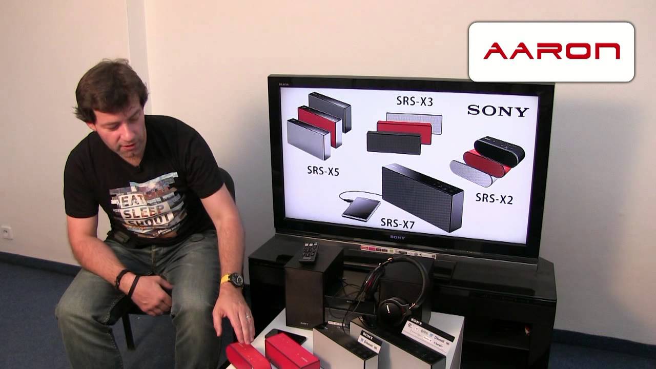 Přenosné bezdrátové reproduktory SONY SRS-X2, X3, X5 a X7