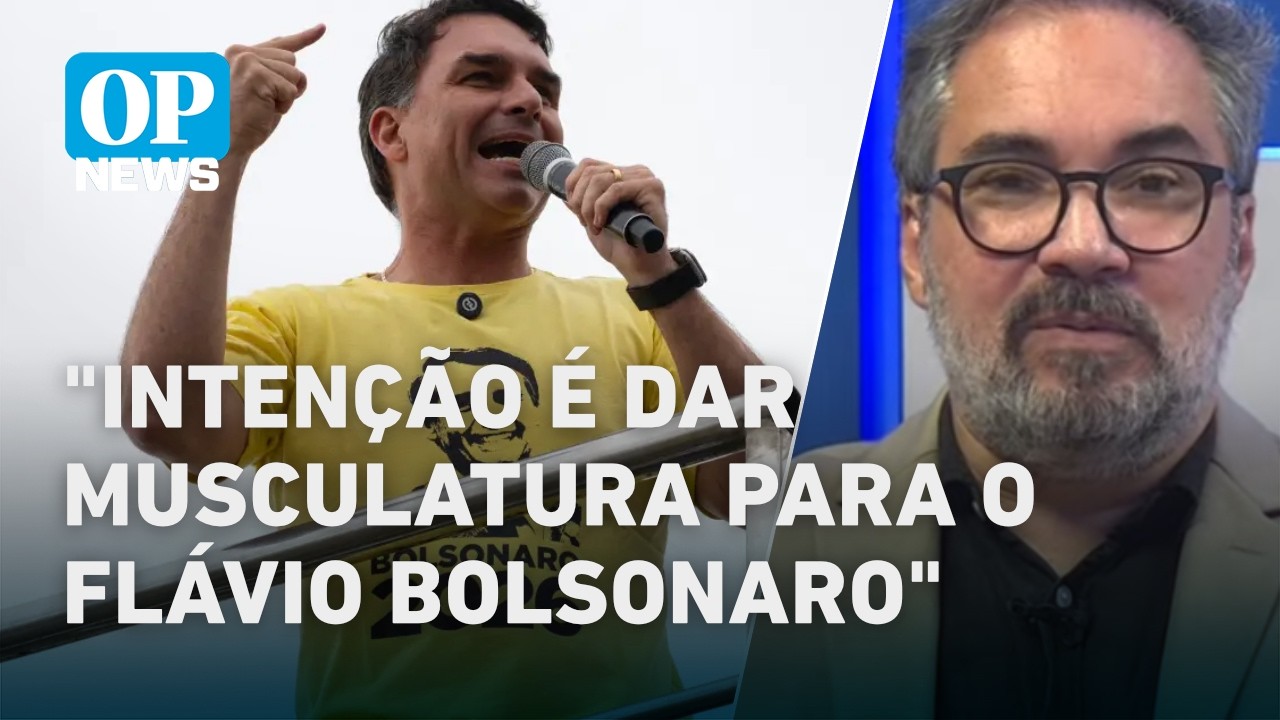 Palanque de Flávio Bolsonaro no RJ é pontapé para candidatura em 2026 l O POVO NEWS