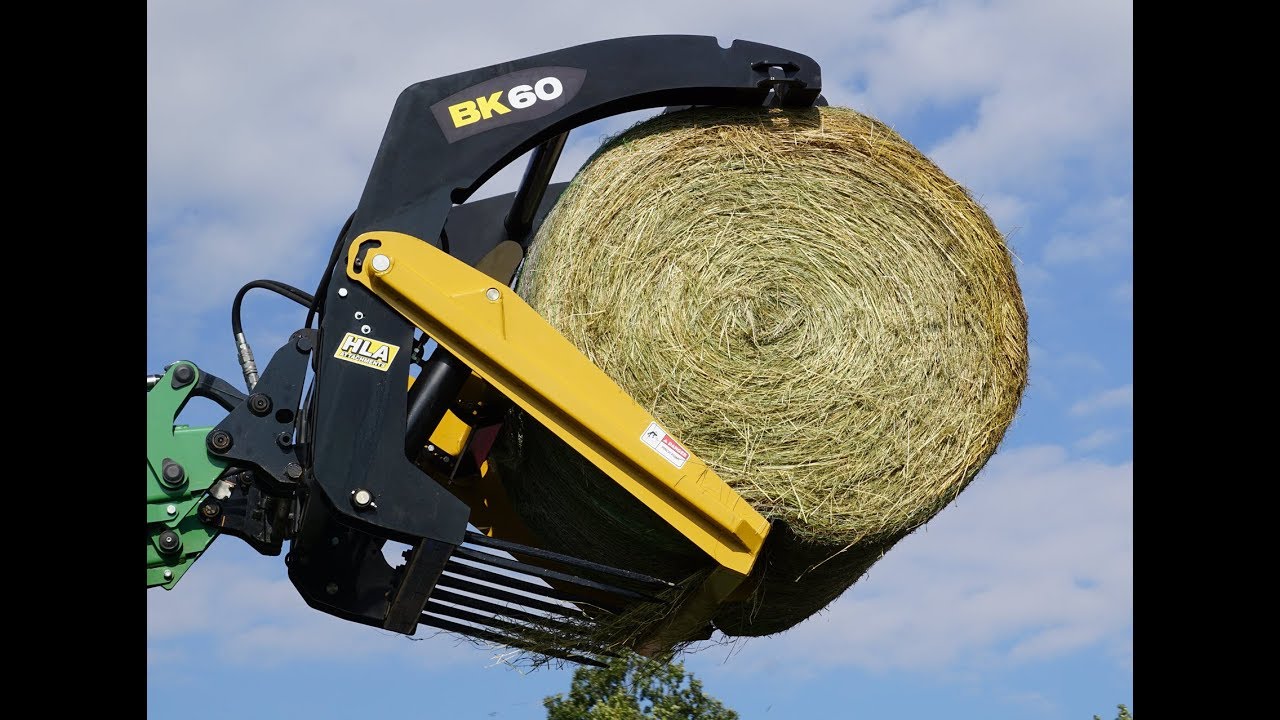 HLA Bale Knife working at Savage Farms in Sparta TN, Fall 2017