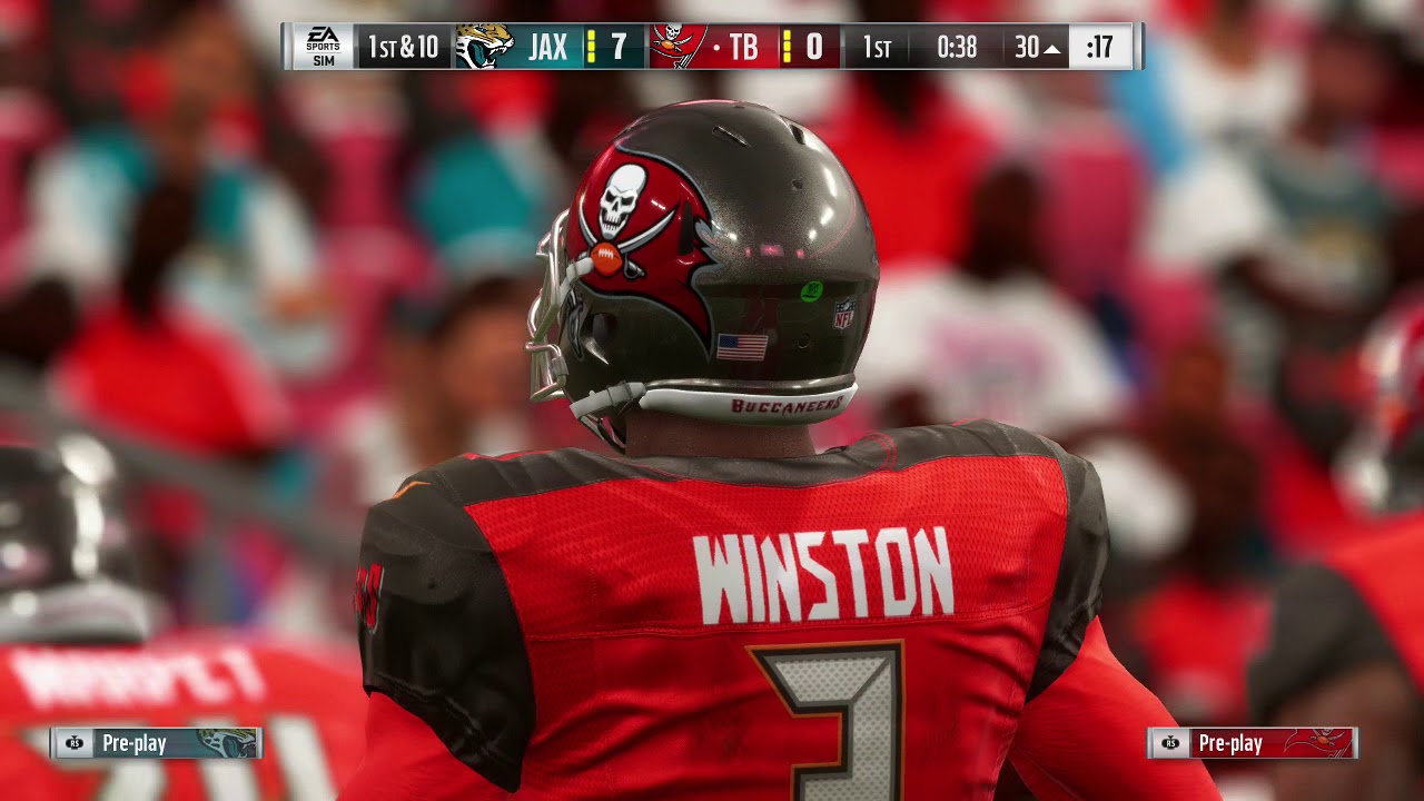 Madden 19 Jacksonville Jaguars vs Tampa Bay Buccaneers Gameplay