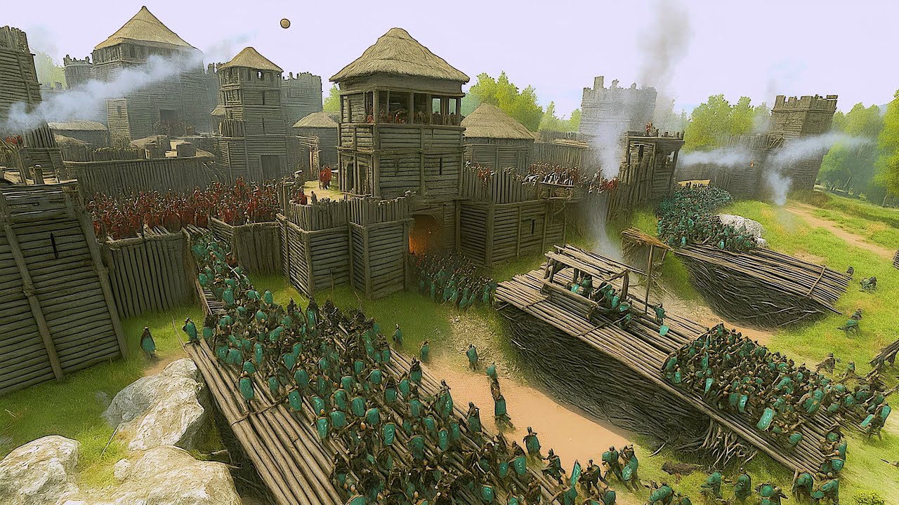 Khuzait Horde Storms Vlandian Fortress – 4000 vs 3000 Siege Battle | Mount & Blade 2 Bannerlord