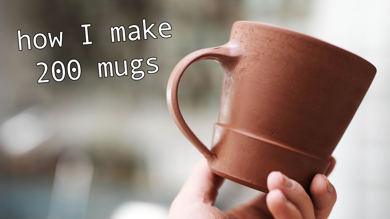 Making 200 Mug Handles by Hand