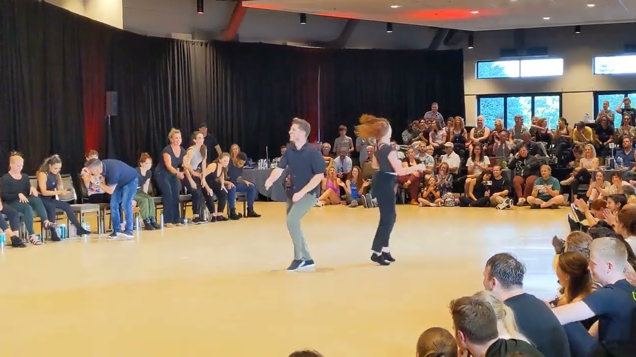 Thibault Ramirez and Alyssa Glanville - swingtime champions jack & Jill finals