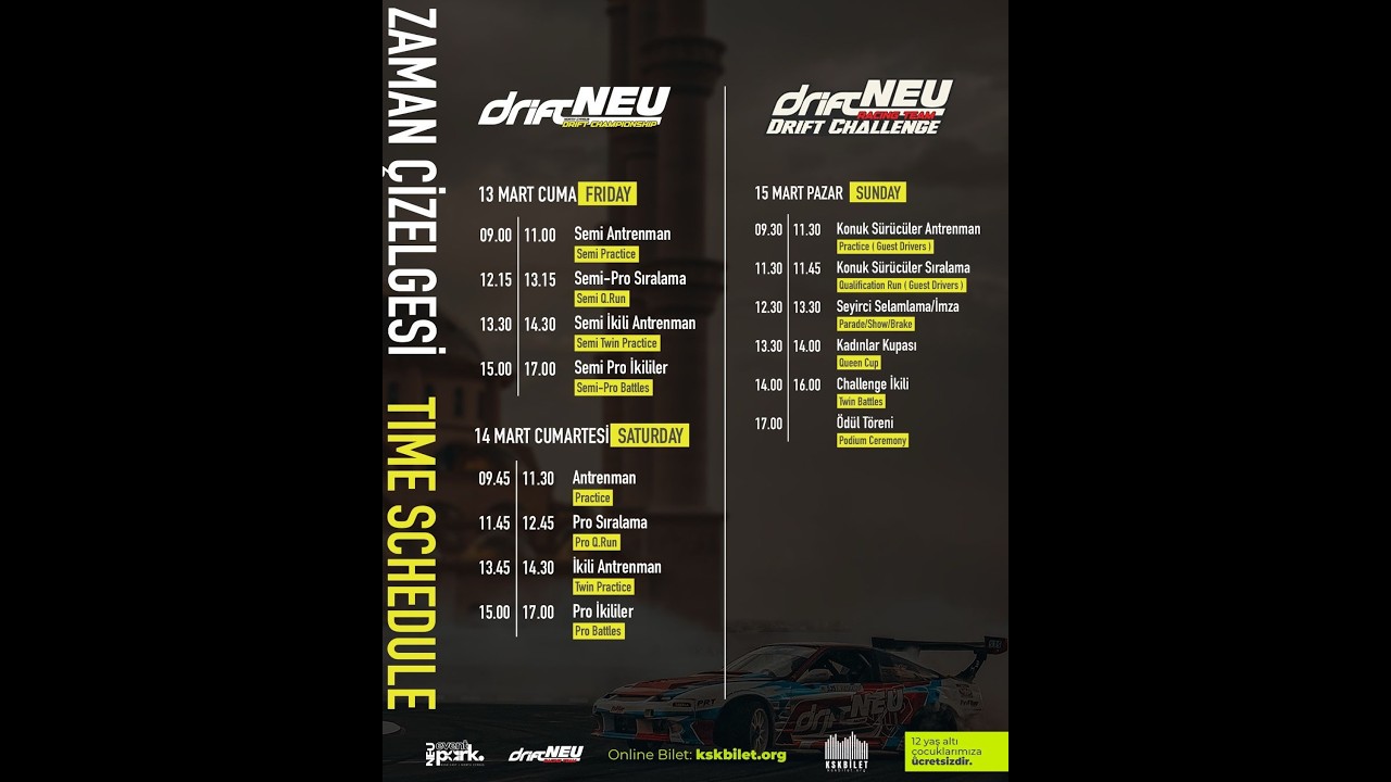 #canlıyayın ı I  Drift NEU Drift Şampiyonası  Pro Round 1