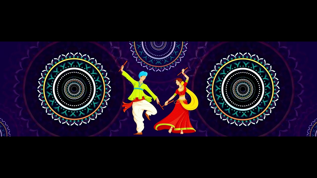 Dandiya Dance Performance on Famous Songs - Bhai Bhai & Vaagyo Re Dhol | LED Graphics