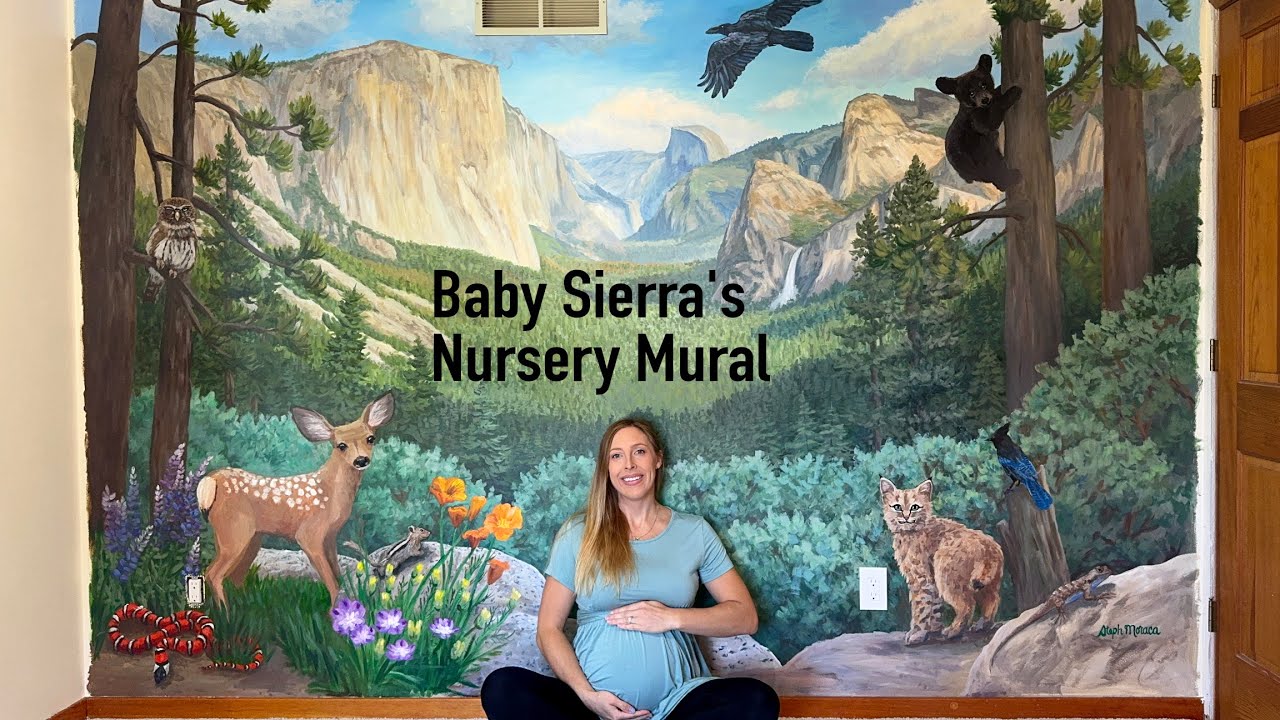 Baby Nursery Room Mural of Yosemite Valley! Sierra's Mural
