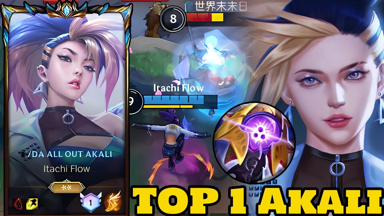 Wild Rift Akali - Top 1 Akali Gameplay Rank Challenger