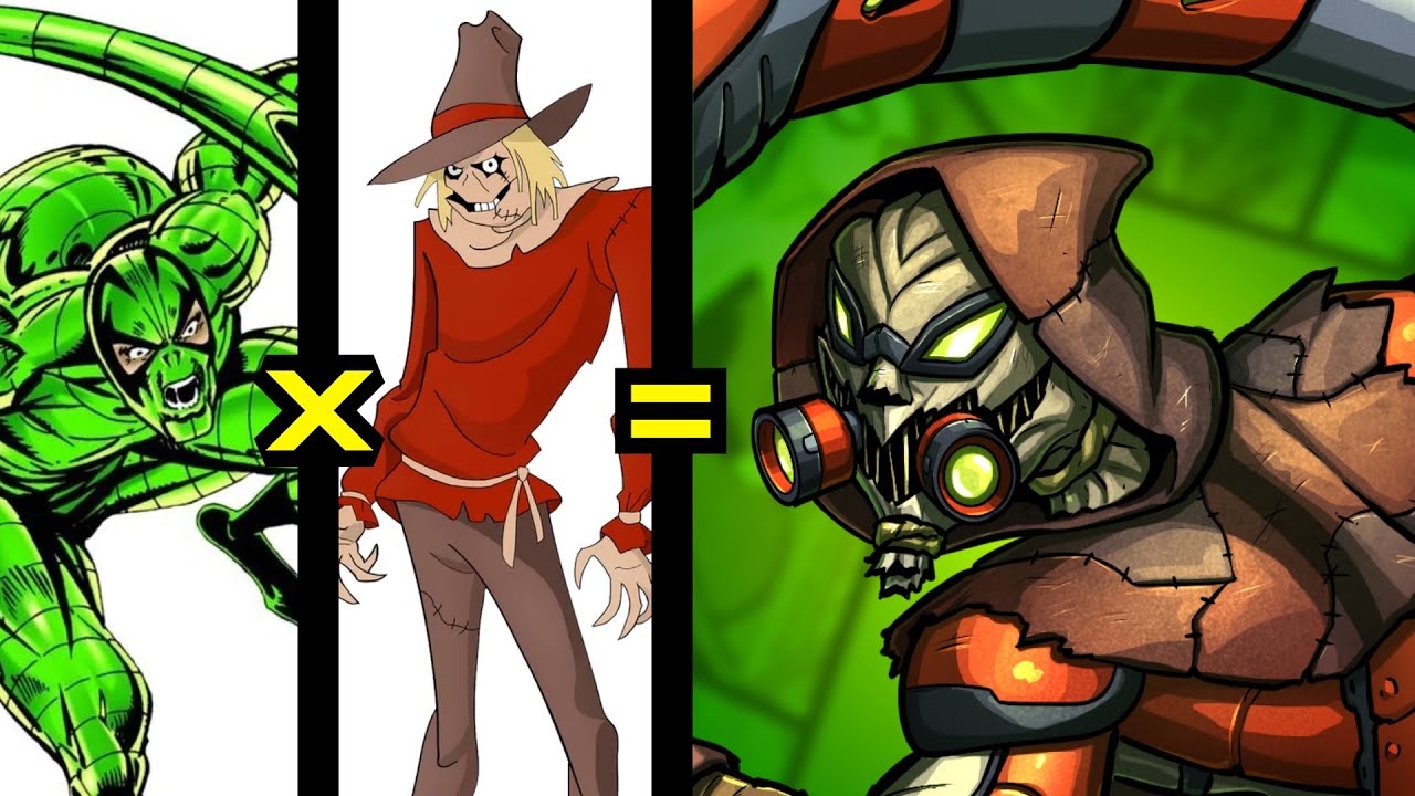 What if SPIDER-MAN & BATMAN Characters were COMBINED?! (Story & Speedpaint)