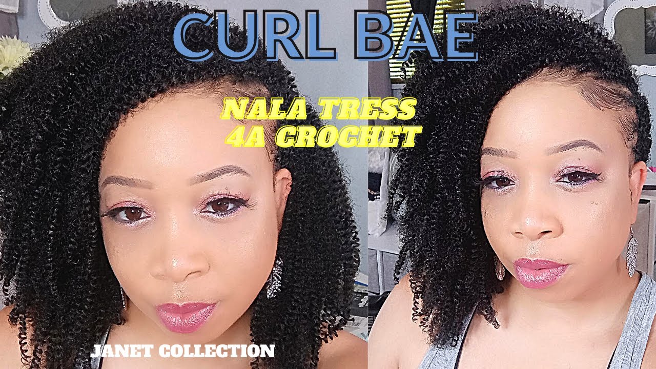 KINKY CURLY CROCHET || Janet Collection NALA TRESS Curl Bae 4A Crochet Hair || SHUNAB.