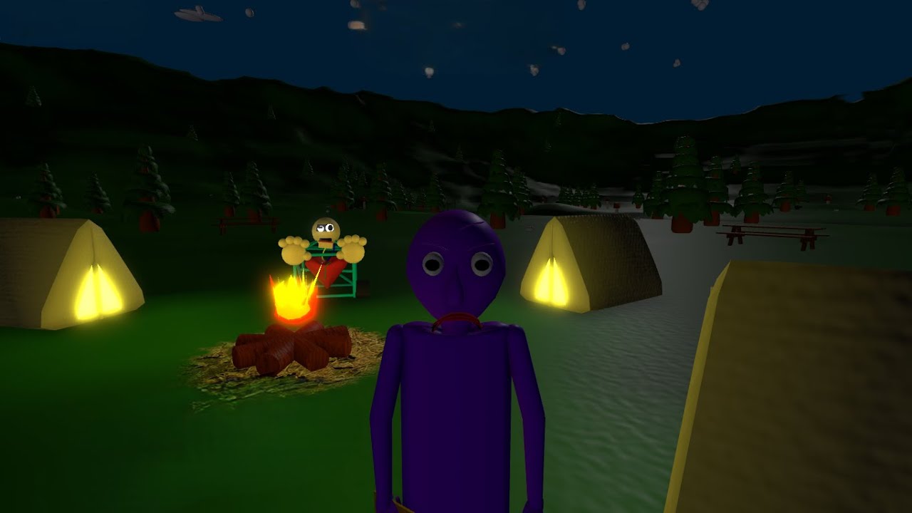 Camping With Purple Baldi and 1st Prize (Baldi Frenzy)