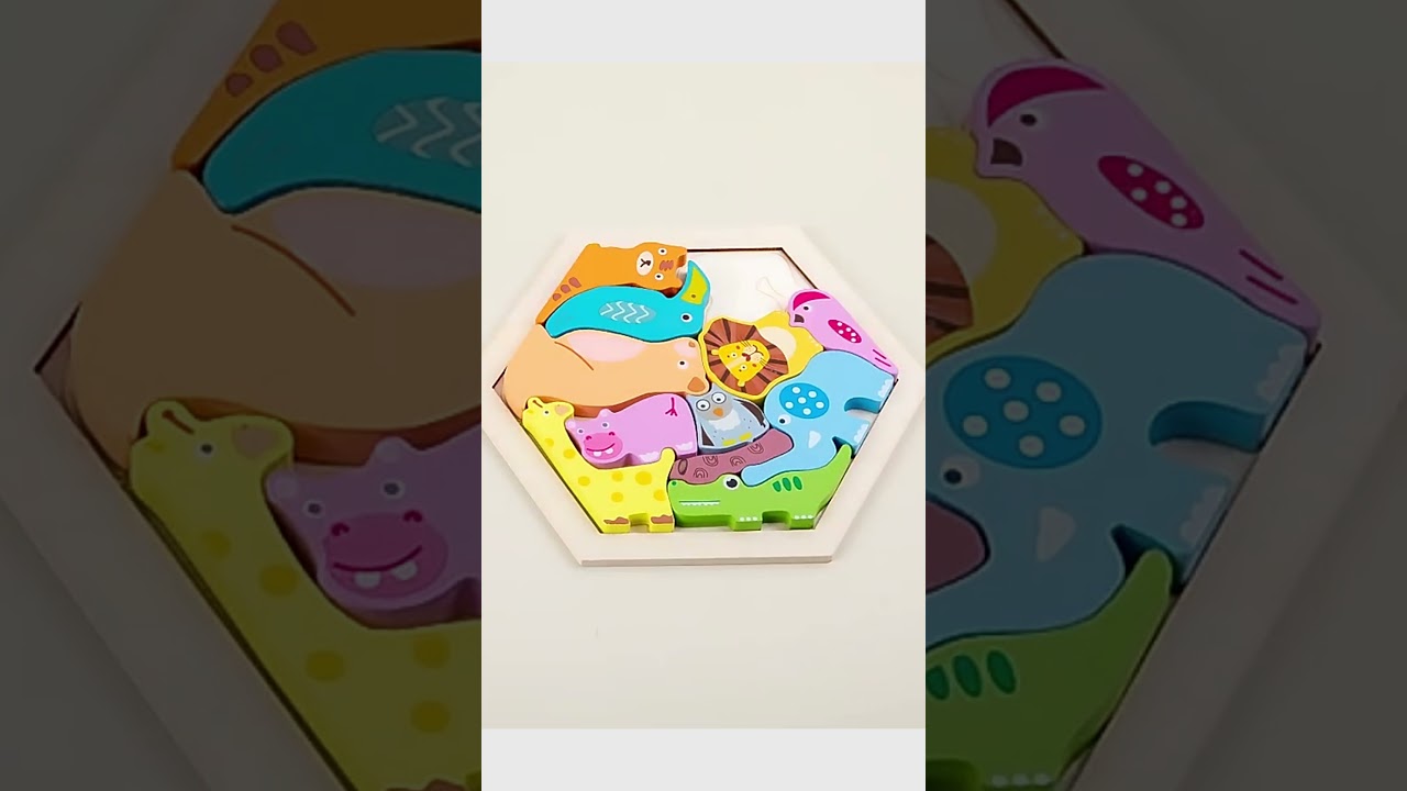 3D hexagon puzzle Channapatna Wooden Toys: Timeless Treasures for Sale #shorts  #channapatnatoys