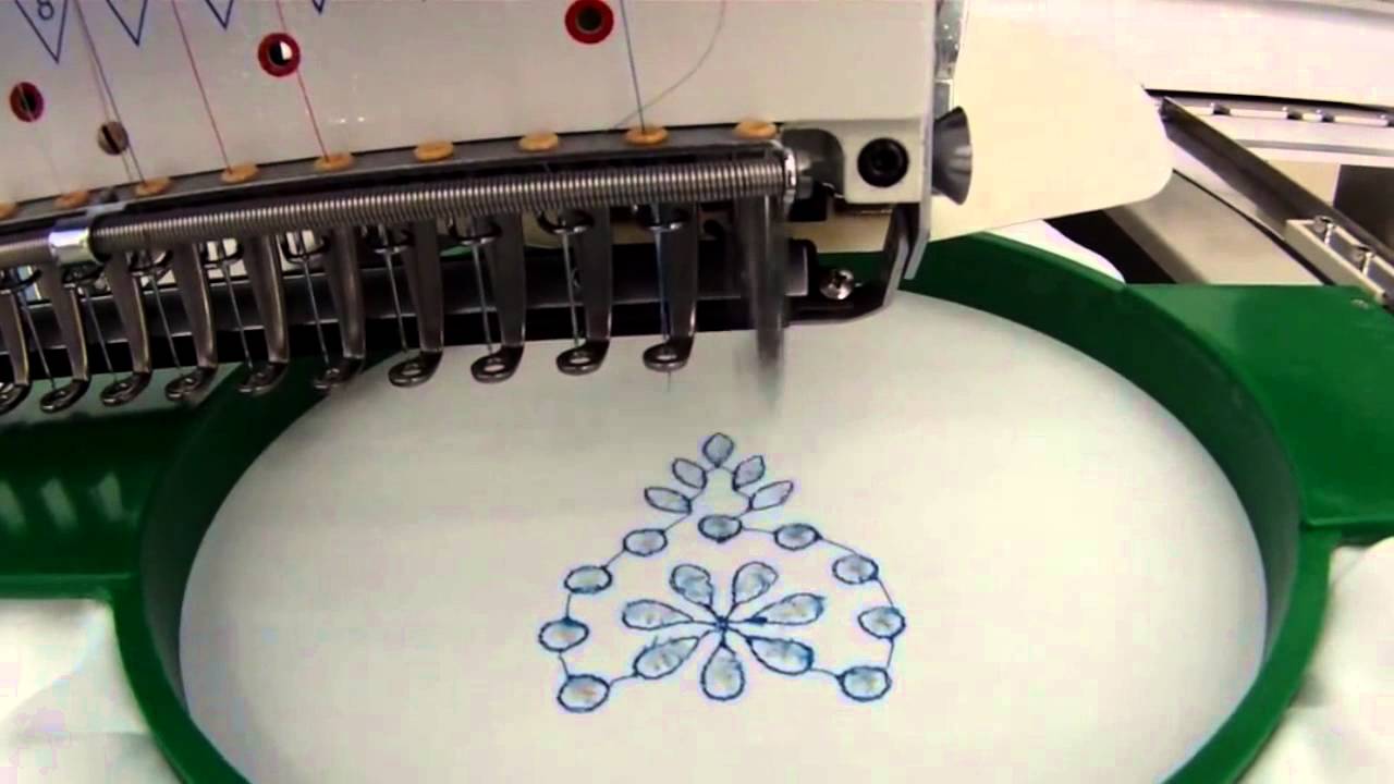 Using Boring Device on a RiCOMA Embroidery Machine