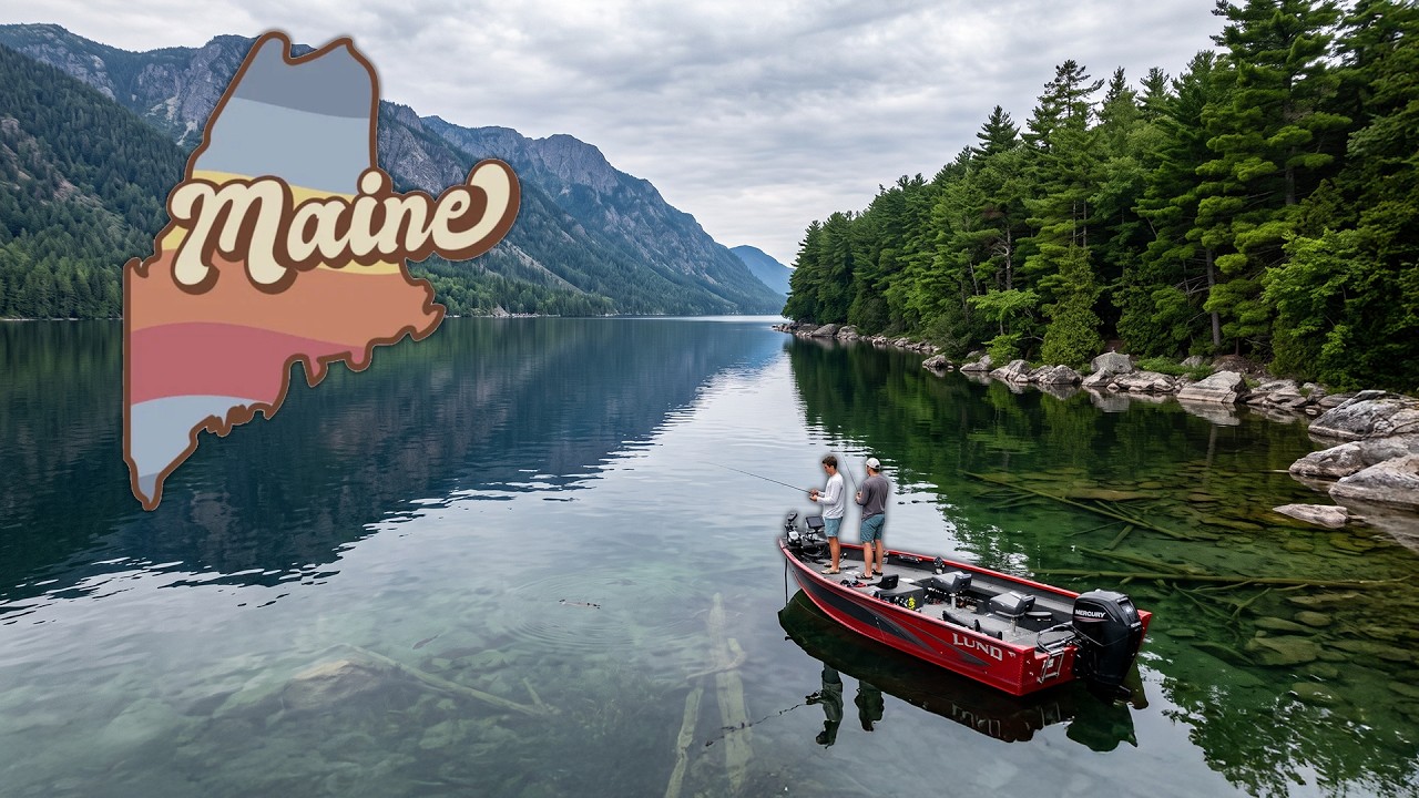 Fishing Deep In The Maine Woods For BIG Fish