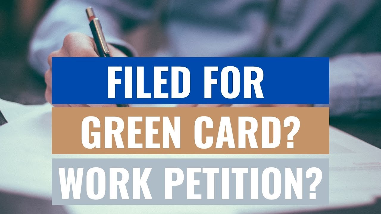 USCIS Receipt Delays (Filed for Green Card and Work Petition)