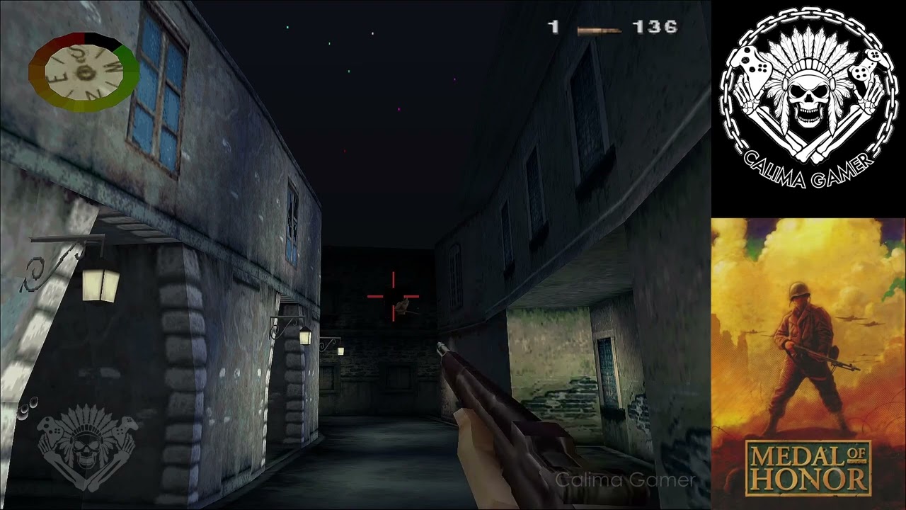 Medal Of Honor 1999 PS1 Misión 1 Rescue the G3 officer Francia   Parte 2 Search the town 2