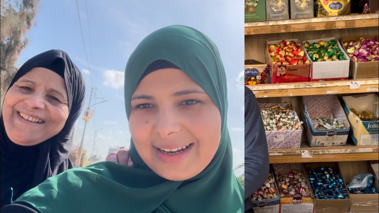روحت انا وامي ست الكل نجيب شيكولاته وفطرت العيد 🫶شوفوا فرحت امي وهي راحه تجيب اللي نفسنا فيه للموسم