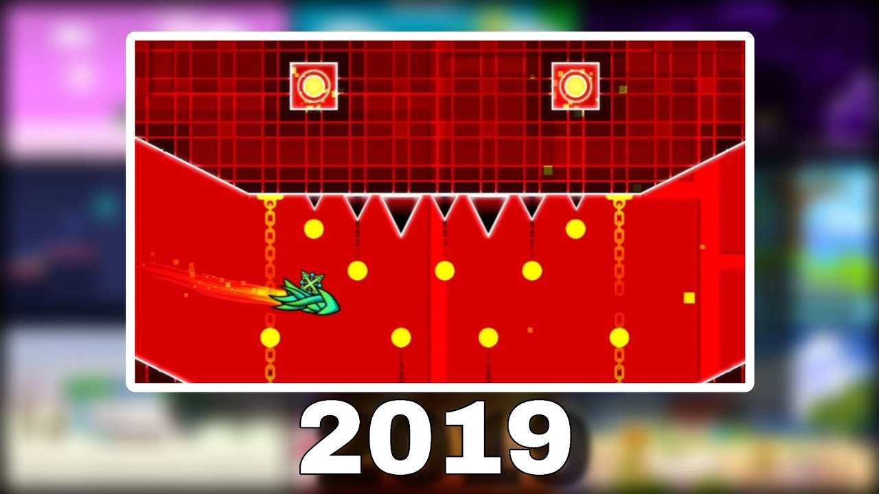 All my old or unfinished works in Geometry Dash from 2019