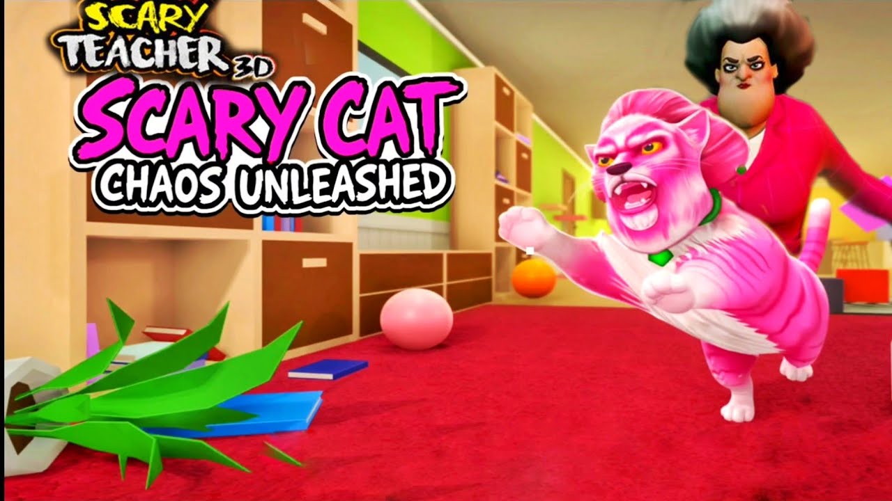 SCARY TEACHER VS SCARY CAT! 😺🤪 || SCARY TEACHER 3D