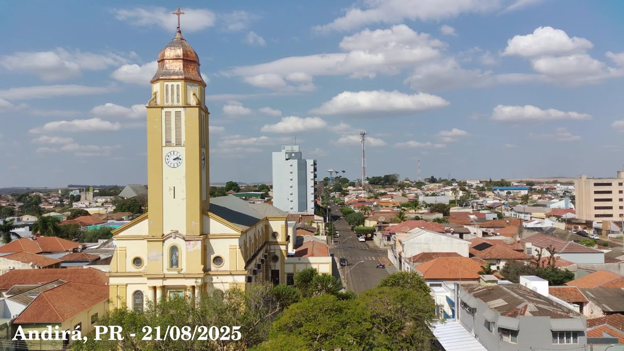 Voo drone, Andirá, PR. 20250821