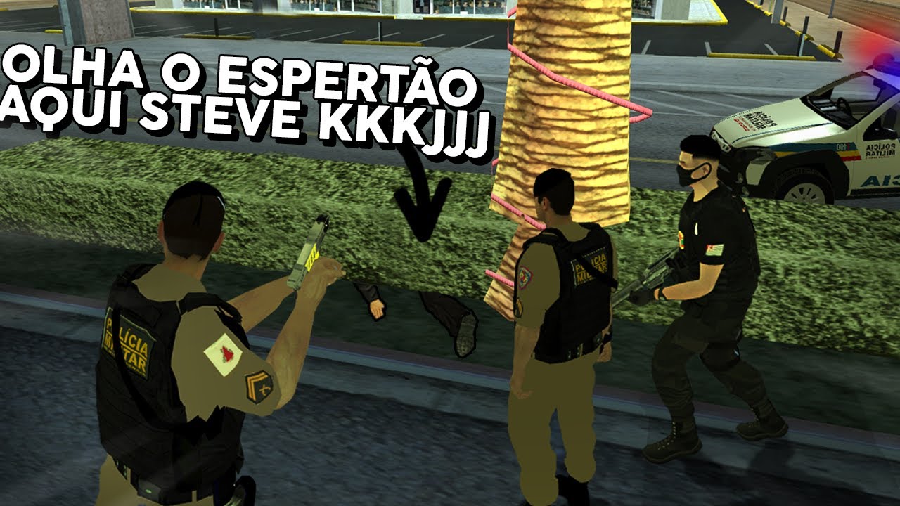 GTA MTA RP - O CARA SE ESCONDEU DENTRO DO MATO ACHANDO QUE NÃO IAMOS VER kkkkkjjj