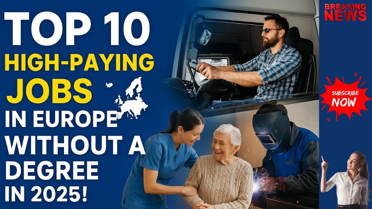 Top 10 High-Paying Jobs in Europe Without a Degree (2025) | No Agent Needed!