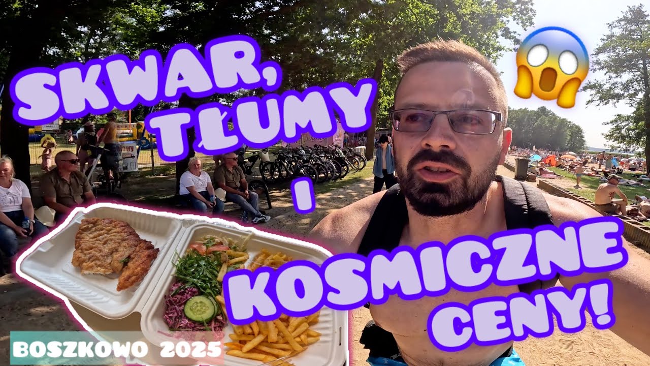 Nagły skwar i dzikie tłumy w Boszkowie! A w restauracjach ŹDZIERSTWO!
