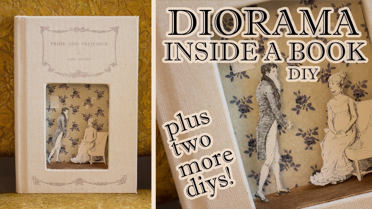 DIY Diorama Inside a Book Plus 2 More Crafts | Moxie DIY & Java Light Academia Challenge Playlist