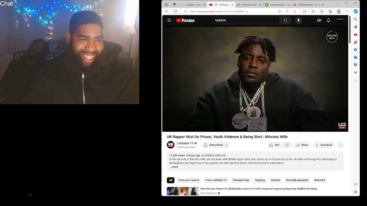 UK Rapper Mist On Prison, Youth Violence & Being Shot | Reaction