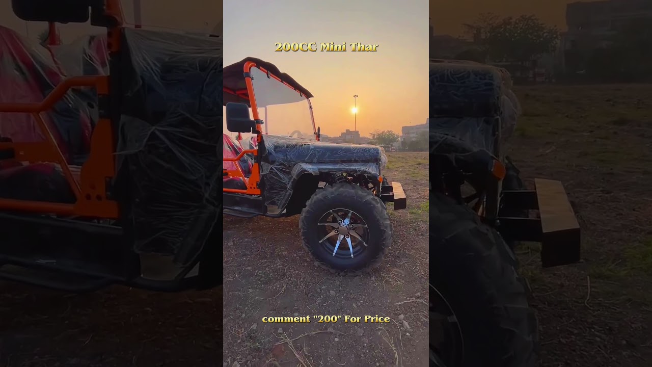 NEW 200CC MINI THAR 🔥❤️ATV Bike In India
