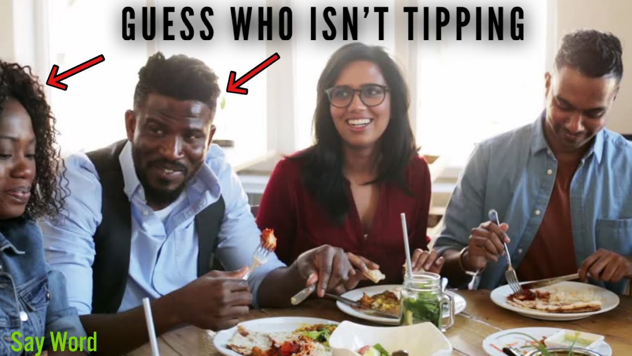 Why black people don't TIP the waiter or waitress - DoorDash & Uber included