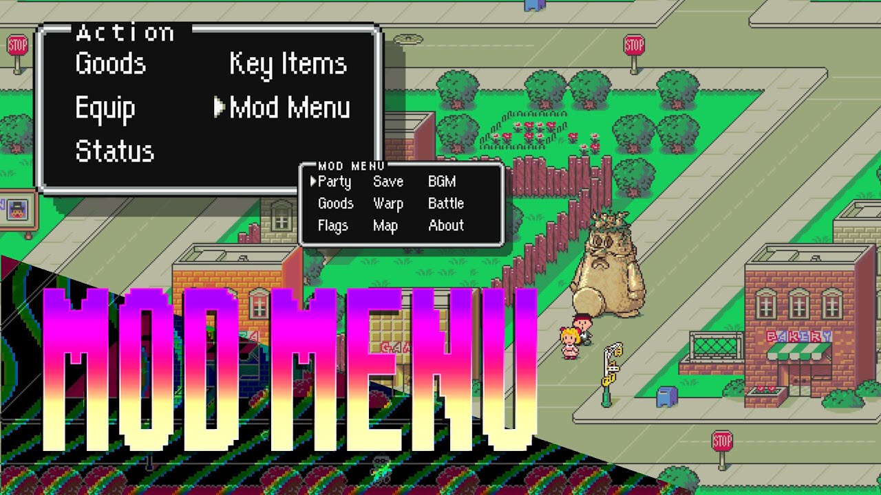EarthBound Mod Menu - MOTHER Direct 2024 Release Trailer