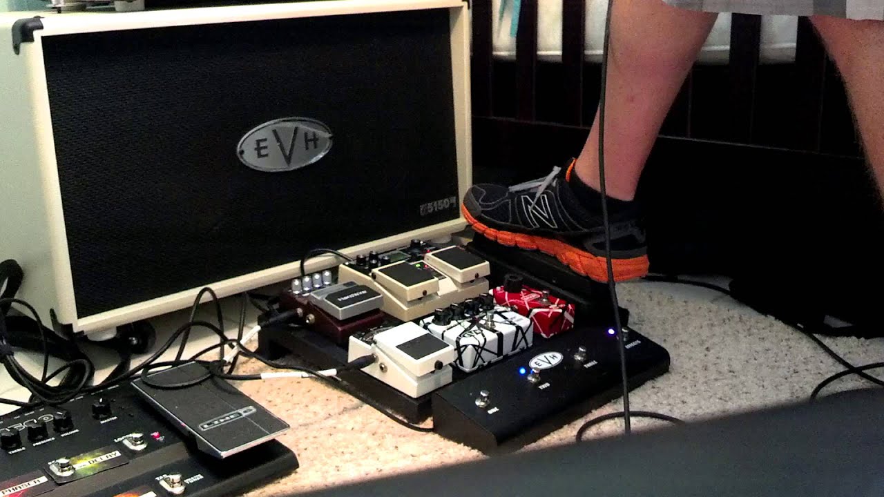 EVH 5150 III w pedalboard