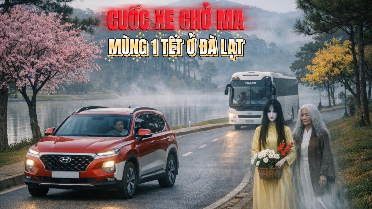 Cuốc Xe Chở Ma Sáng Mùng 1 Tết Ở Đà Lạt, Vĩnh Long: Truyện Ma Tài Xế