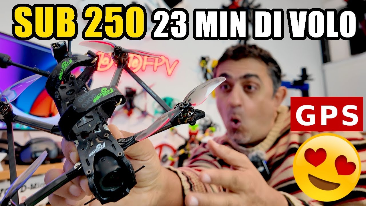QUESTO DRONE FPV SOTTO I 250 GRAMMI VOLA OLTRE 20 MINUTI 😱 Flywoo LR4 Explorer