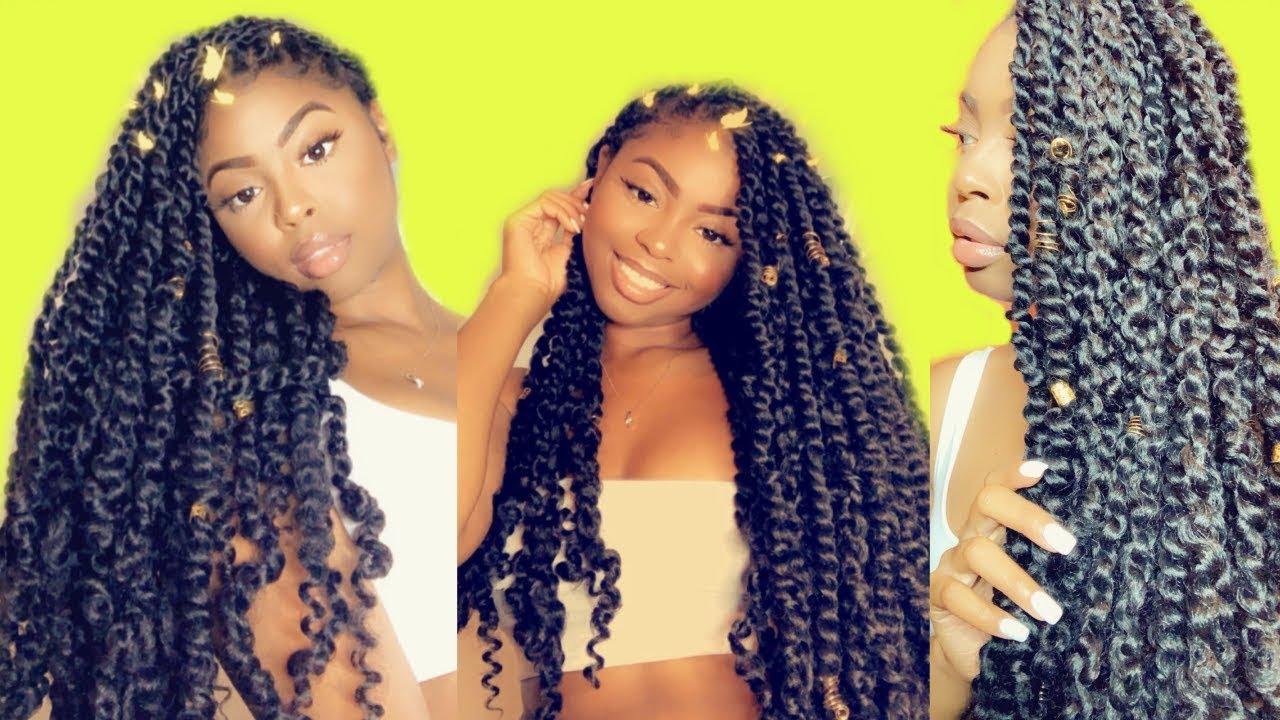 HOW TO: PASSION TWIST AT HOME | NO CROCHET/NO RUBBER BANDS